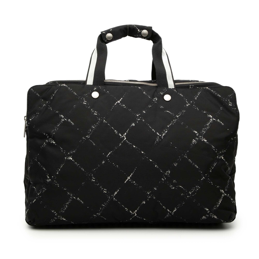 Pre-Loved Chanel Old Travel Line Nylon Travel Bag